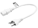 FURBER.power Netzkabel C13-T12 0.2 m Weiss