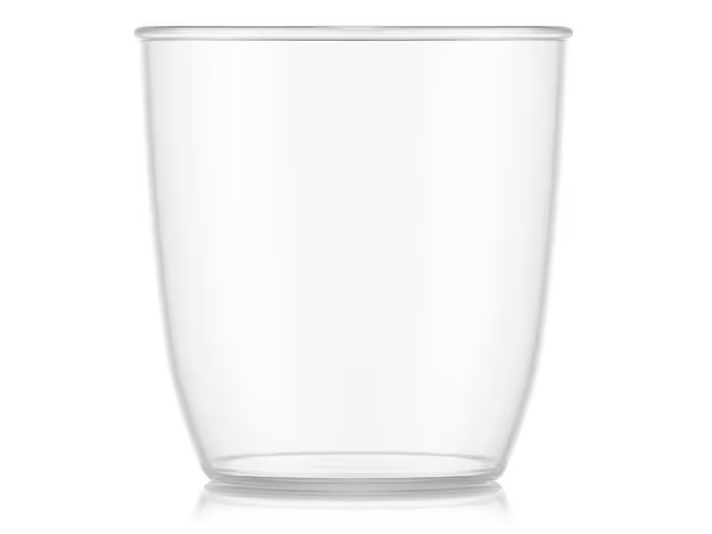 Bodum Outdoor-Becher Kvadrant 350 ml, Transparent, 4 Stück