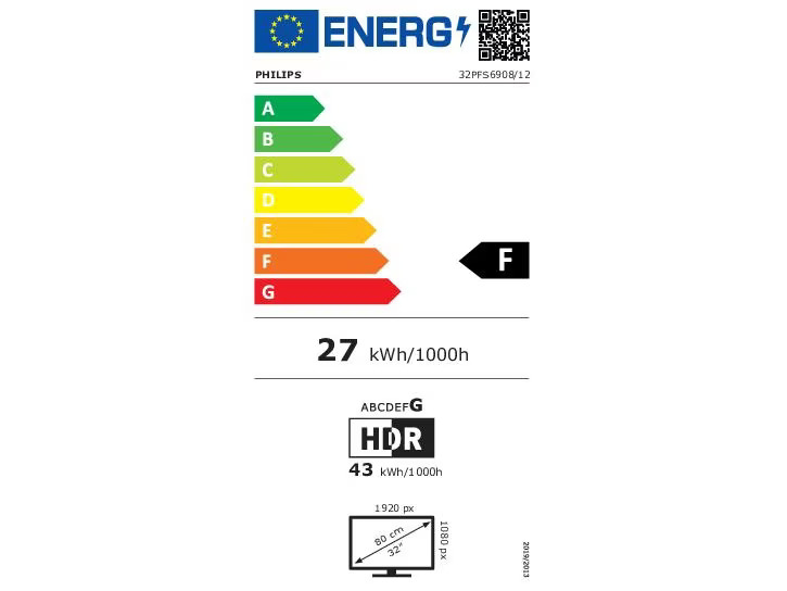 Philips TV 32PFS6908/12 32, 1920 x 1080 (Full HD), LED-LCD