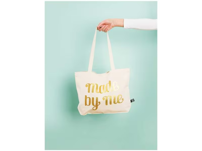 Rico Design Stofftasche Shopper Weiss