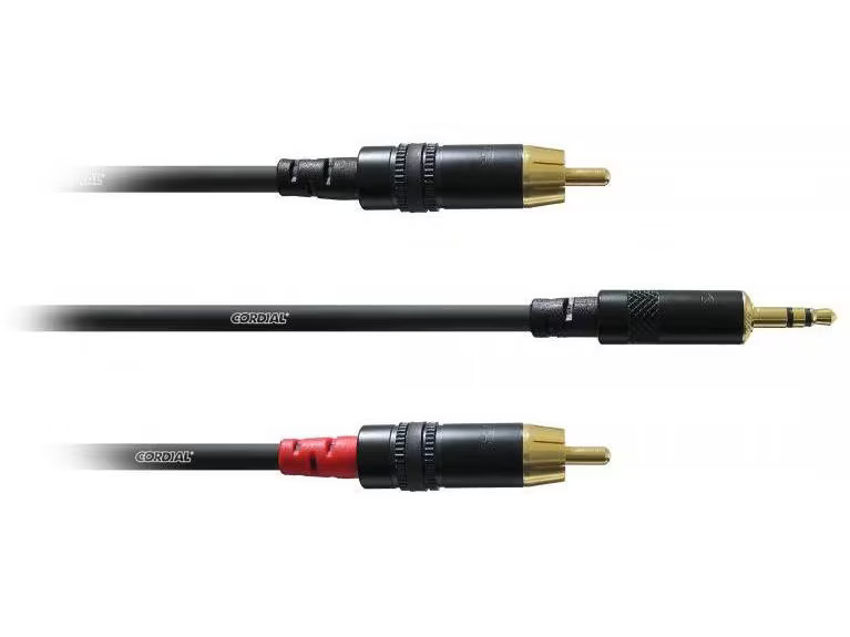 Cordial Audio-Kabel CFY 0.9 WCC 3.5 mm Klinke - Cinch 0.9 m