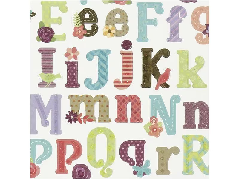 Creativ Company Motivsticker Alphabet 1 Blatt