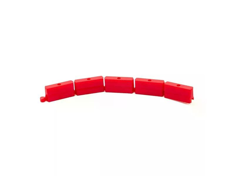 Turbo Racing Bande, Rot, 50 Stück, 1:76