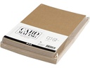 Creativ Company Blankokarte und Couvert 10.5 x 15 cm, 50 Stück, Braun