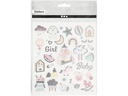 Creativ Company Motivsticker Baby Girl 1 Blatt