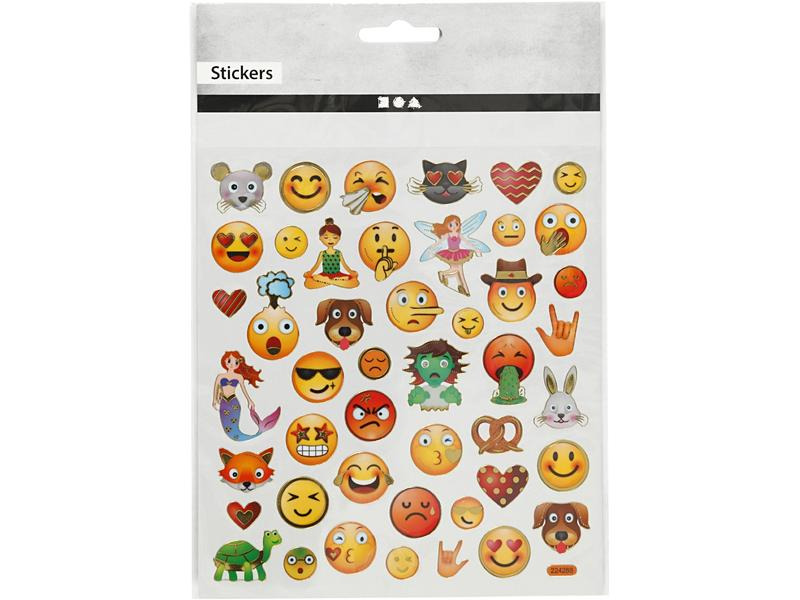 Creativ Company Motivsticker Emoji 1 Blatt