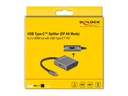 Delock 2-Port Signalsplitter USB-C – 2x HDMI