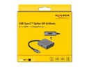 Delock 2-Port Signalsplitter USB-C – HDMI / DisplayPort