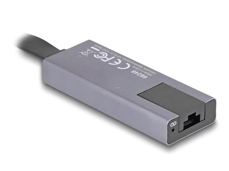 Delock Netzwerk-Adapter USB Typ-C - RJ45, 2.5 Gbps