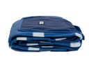 KOOR Picknickdecke Stripes blue 200 x 200 cm