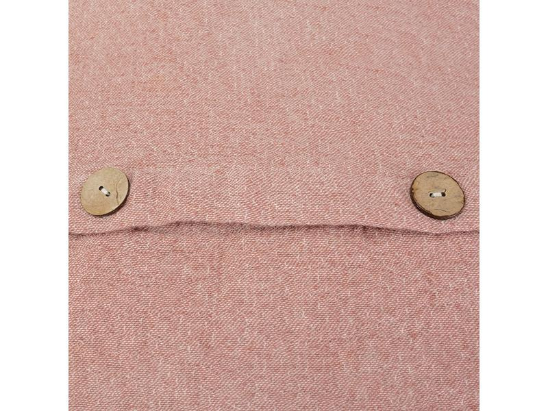 Jean&amp;Len Kissenbezug mit Quasten 45 cm x  45 cm, Rosa