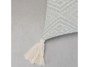 Jean&amp;Len Kissenbezug mit Quasten 45 cm x  45 cm, Beige/Mint
