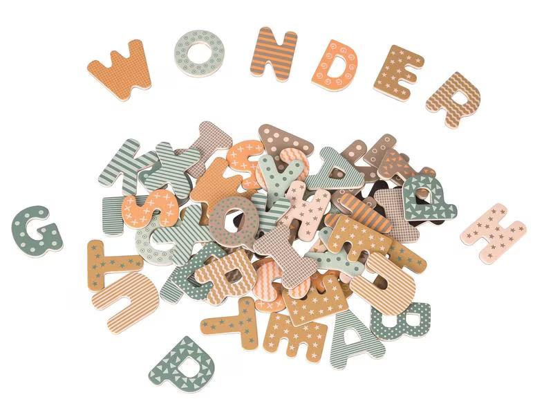 Spielba Holzspielwaren Buchstaben magnetisch 60 Stk.