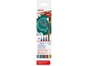 edding Malstiftebox  Brushpen 1340 metallic Xmas 4 Stück, Assortiert