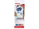 edding Malstiftebox  Brushpen 1340 metallic Mix 6 Stück, Assortiert