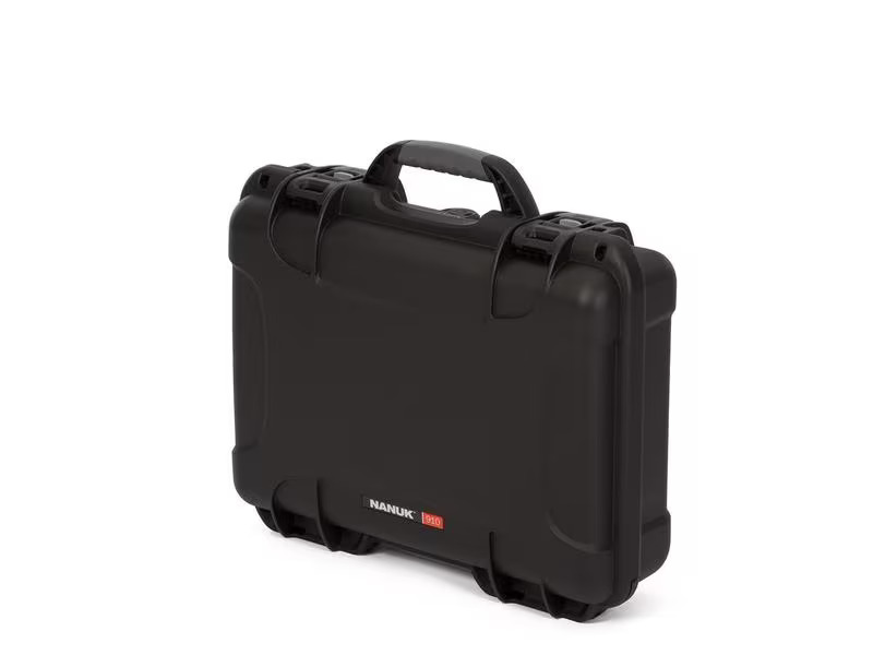 Nanuk Kunststoffkoffer 910 (336 x 234 x 104) WS schwarz Schwarz