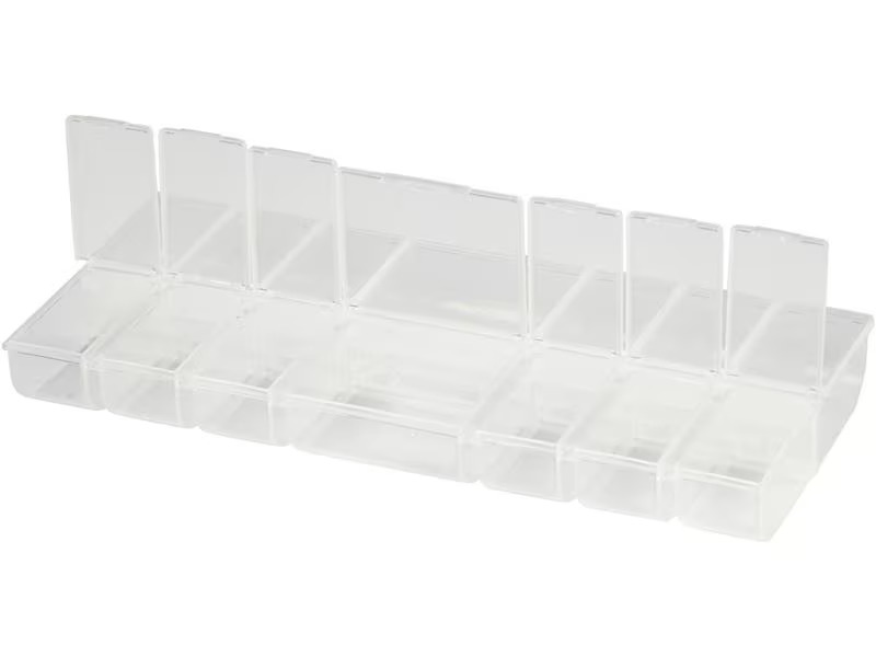 Creativ Company Aufbewahrungsbox 24 x 11 cm, Transparent