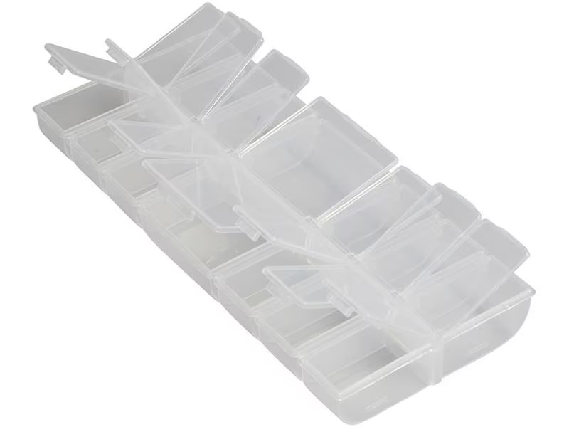 Creativ Company Aufbewahrungsbox 24 x 11 cm, Transparent