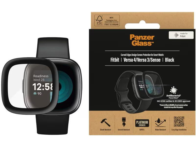 Panzerglass Displayschutz Fitbit Versa 3/4 und Sense