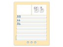 Formati Lernheft Druckschrift B.1, 19.5 x 24 cm, Liniert, Mehrfarbig