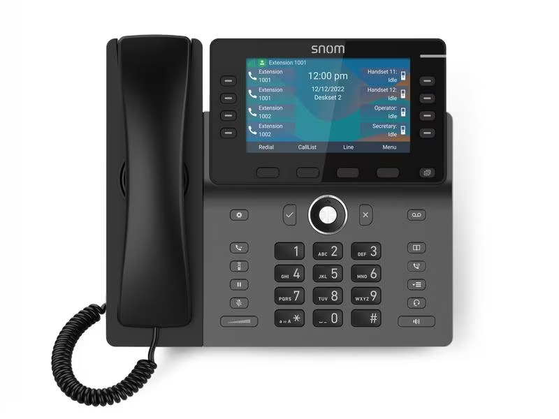 snom Tischtelefon M58 Schwarz