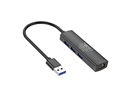 onit USB-A-Hub 3A1RJ45