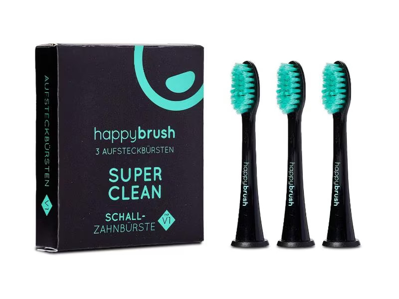 happybrush Zahnbürstenkopf V1 3 Stück