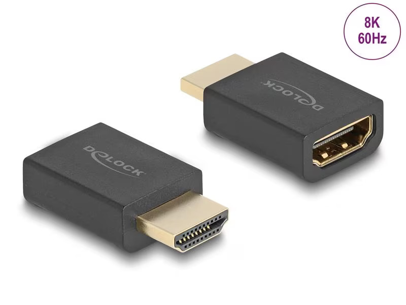 Delock Adapter HDMI - HDMI, 8K 60Hz