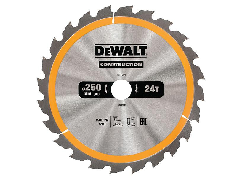 DeWalt Kreissägeblatt 250 x 30 mm, 24 WZ