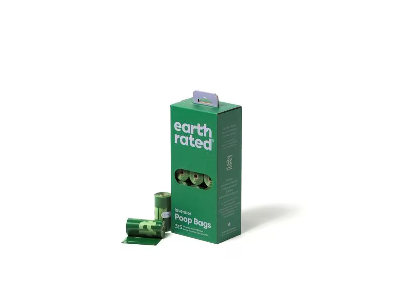 Earth Rated Hundekotbeutel 21 Nachfüllrollen, 315 Stück, Lavendel