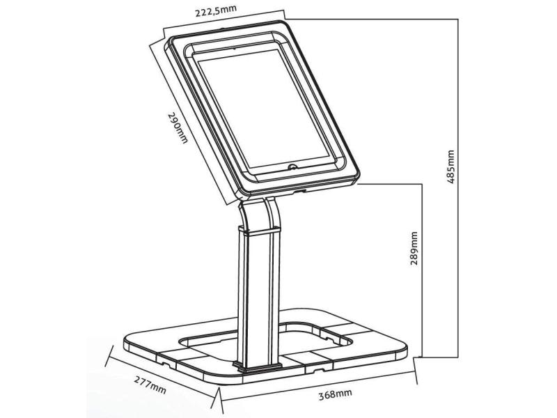 PureMounts Halterung PDS-5500 Universal, 10.1