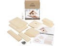 Creativ Company Holzartikel Vogelfutterhaus Set 14.5 x 16 x 13 cm