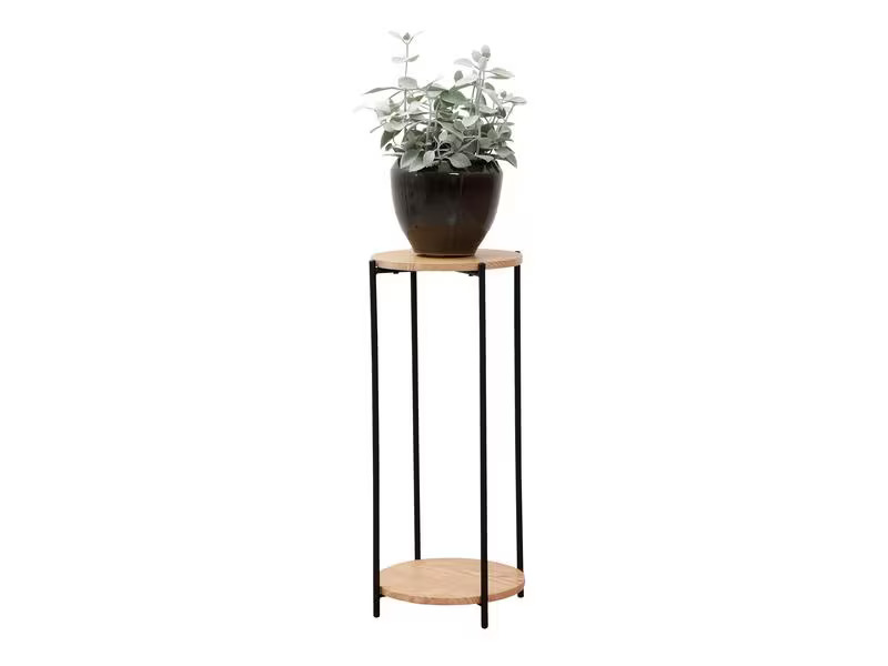 Schou Pflanzenständer Ø 30 cm, Braun/Schwarz