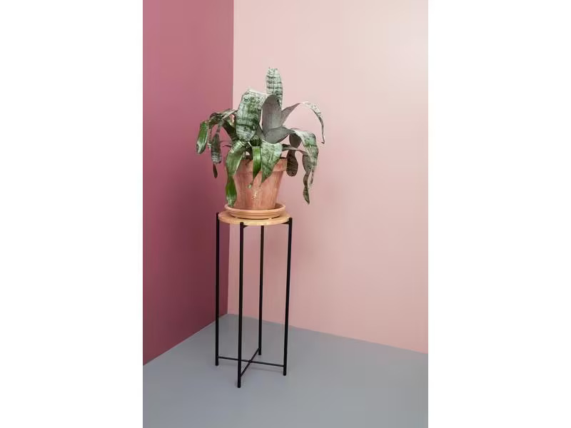 Schou Pflanzenständer Ø 30 cm, Braun/Schwarz