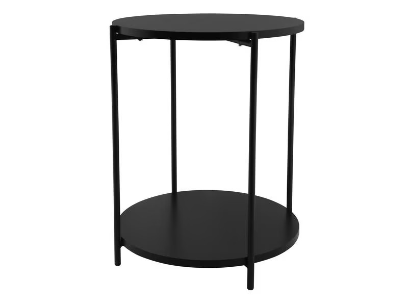 Schou Beistelltisch Ø 40 cm, Schwarz