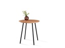 Schou Beistelltisch Ø 40 cm, Braun/Schwarz