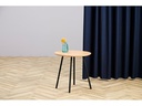 Schou Beistelltisch Ø 40 cm, Braun/Schwarz