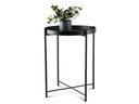 Schou Beistelltisch Ø 38 cm, Schwarz