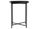Schou Beistelltisch Ø 38 cm, Schwarz