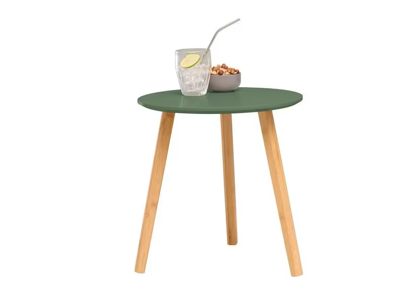 Schou Beistelltisch 40 x 40 cm, Braun/Grün