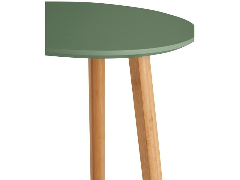 Schou Beistelltisch 40 x 40 cm, Braun/Grün