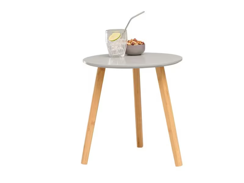 Schou Beistelltisch 40 x 40 cm, Braun/Grau