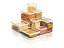 Rotho Vorratsdose Loft 5-teilig, 4.2 l, Transparent/Weiss