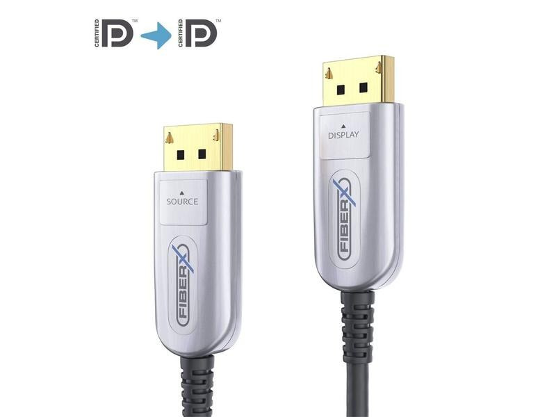 FiberX Kabel AOC DisplayPort - DisplayPort, 100 m, 8K/85Hz