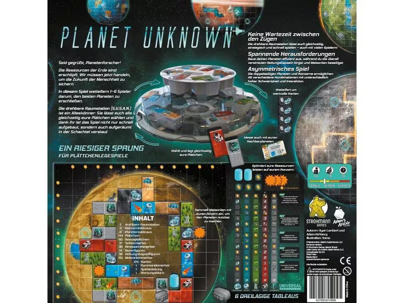 Strohmann Games Kennerspiel Planet Unknown -DE-