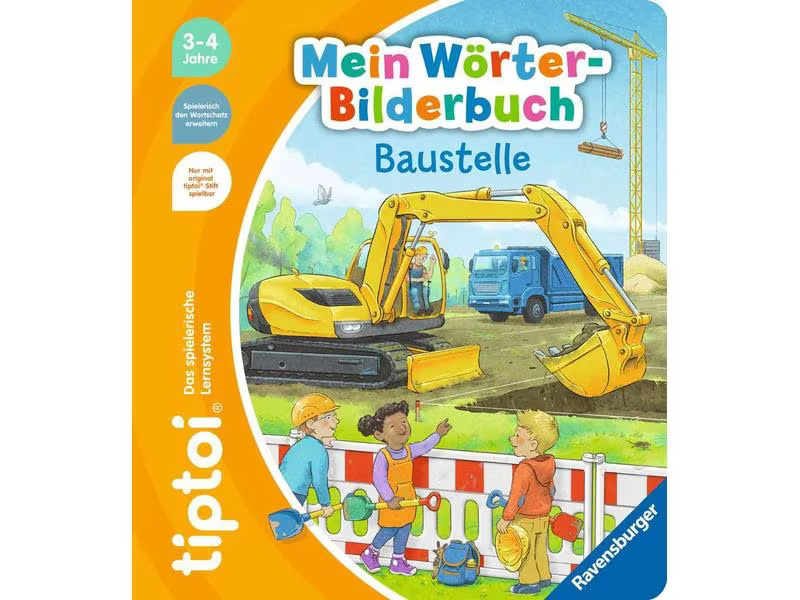 tiptoi Lernbuch Mein Wörter-Bilderbuch Baustelle