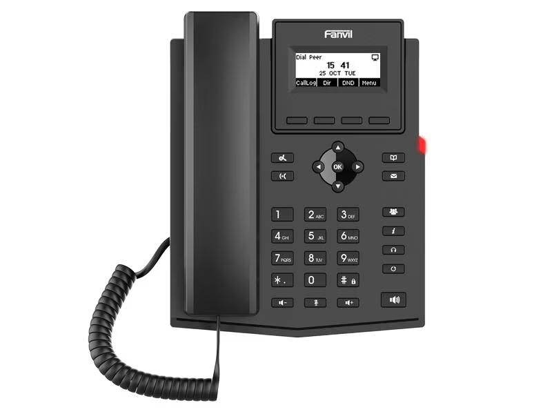 Fanvil Tischtelefon X303W Schwarzs