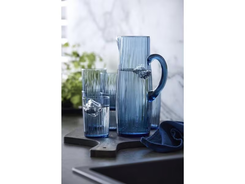 Bitz Trinkglas Kusintha 280 ml, 4 Stück, Dunkelblau