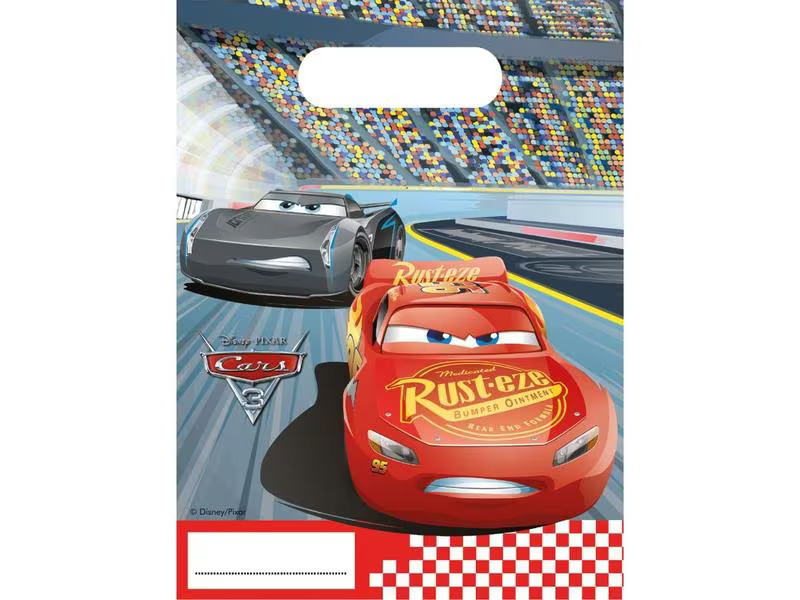 Amscan Guetzli-Verpackung Cars 6 Stück