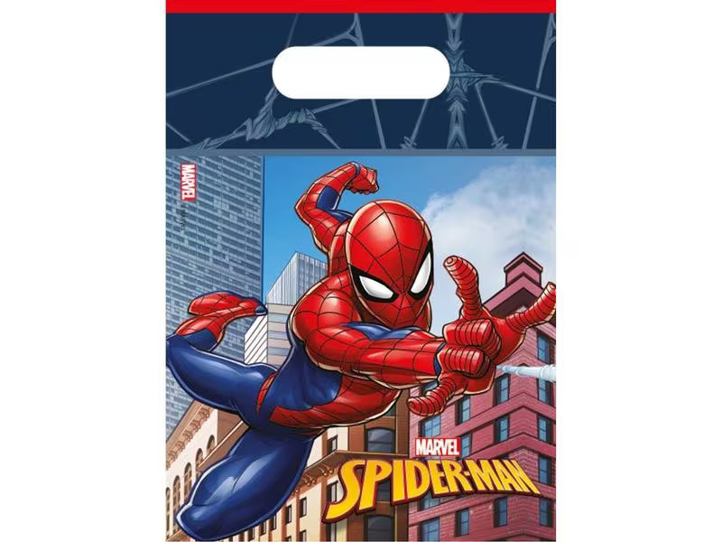 Amscan Guetzli-Verpackung Spiderman 6 Stück